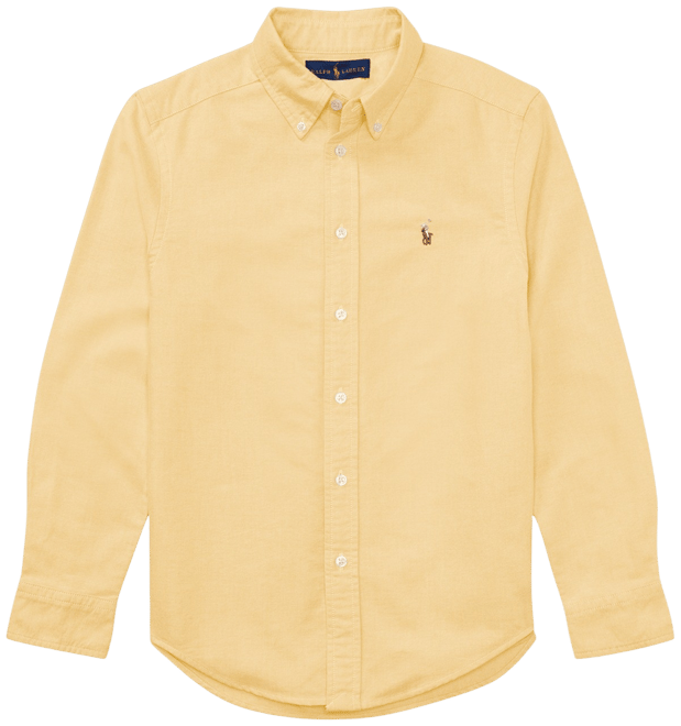 Ralph Lauren Boys Logo Yellow Polo Shirt | Junior Couture USA