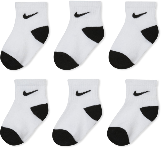 Nike Core Swoosh Baby (6-12M) Gripper Socks Box Set (3 Pairs