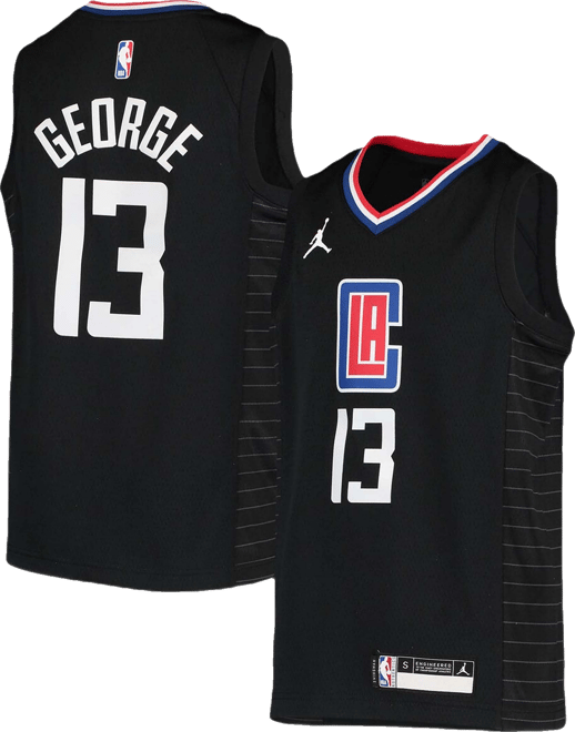 Black la clippers jersey clearance
