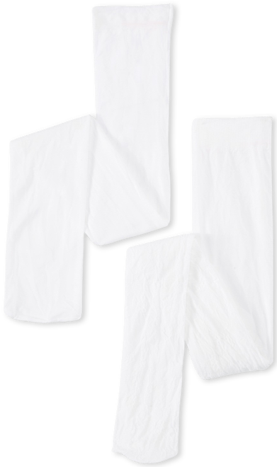 Girls 2-14 2-Pack Stretchy Fit Tights