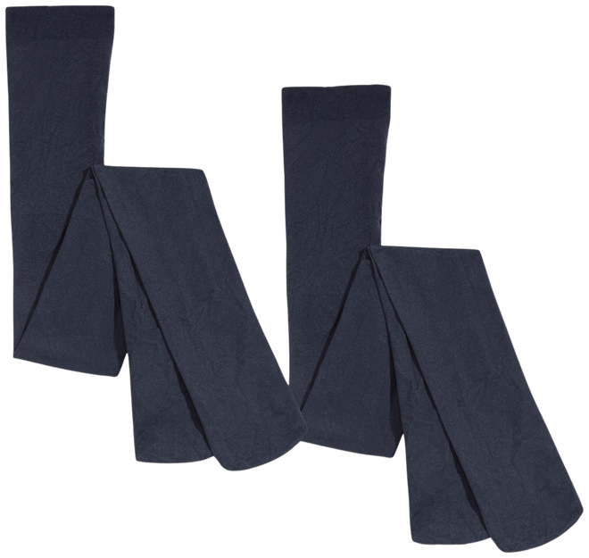 Girls 2-14 2-Pack Opaque Footed Tights