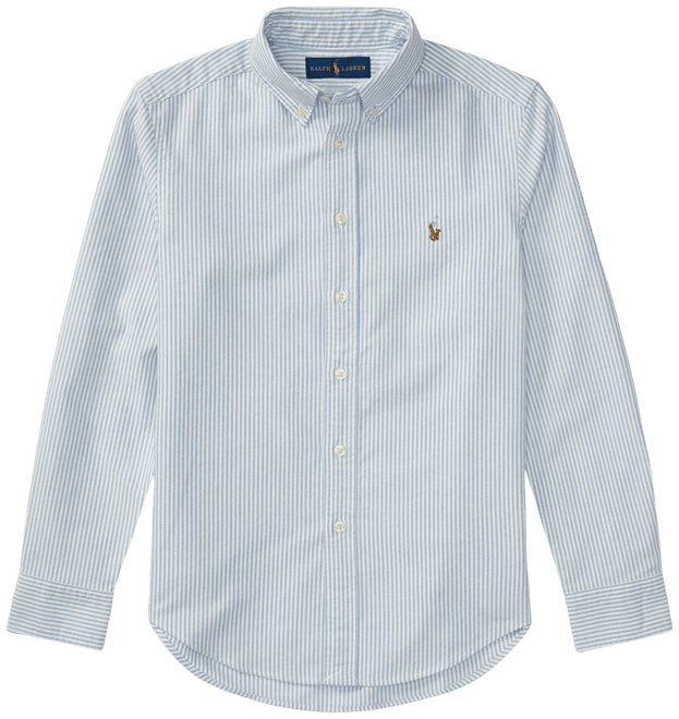 Polo Ralph Lauren Big Boys Embroidered Pony Logo Cotton Oxford