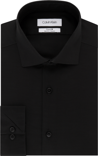Men's Steel+ Slim-Fit Non-Iron Stretch Performance Dress Shirt