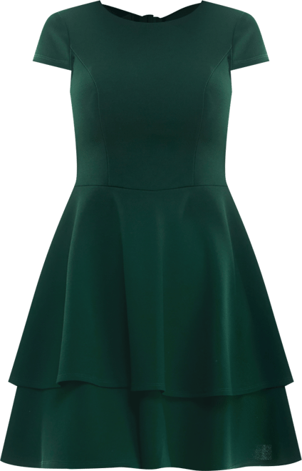 Juniors' Back-Tie A-Line Dress