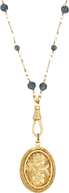 Montana Oval Double Side Locket Necklace