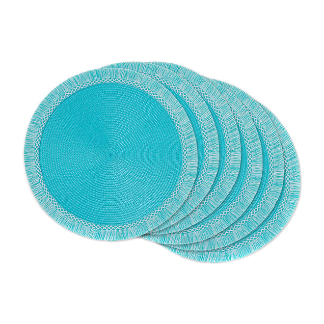 Design Aqua Round Placemats, Color: - JCPenney