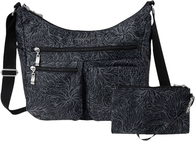 Baggallini Everywhere Bagg Crossbody Bag with RFID Blocking Wristlet