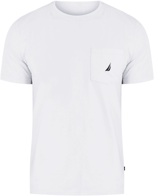 NAUTICA Mens White Logo Graphic Classic Fit T-Shirt L 