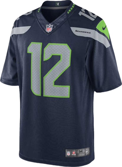 Nike Kids' Twelfth Man Seattle Seahawks Game Jersey, Big Boys (8
