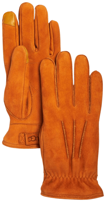 UGG® 3-Point Leather Gloves | Bloomingdale's Men
