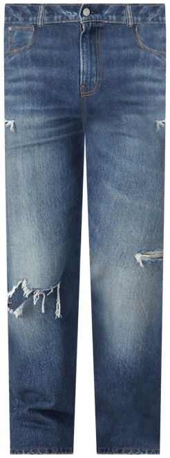 Men's 363 Distressed Taper Straight Stretch Jeans