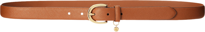 Women's Charm Crosshatch Leather Belt