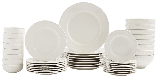 40 pc shop dinnerware set