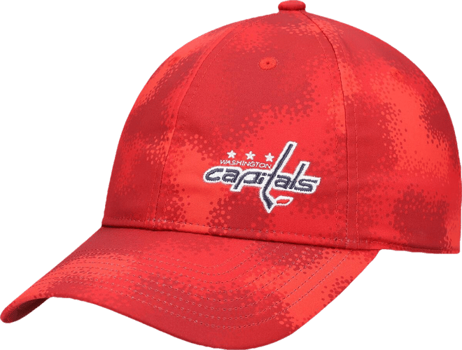 Women's Red Washington Capitals Camo Slouch Adjustable Hat