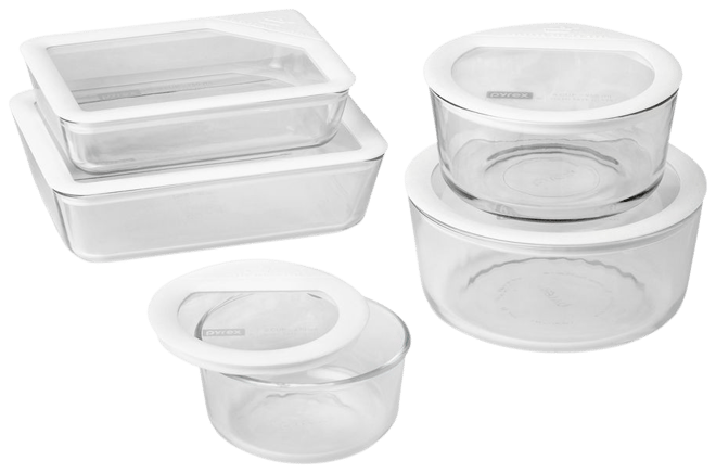 Pyrex 10-piece Ultimate Glass Food Storage Set