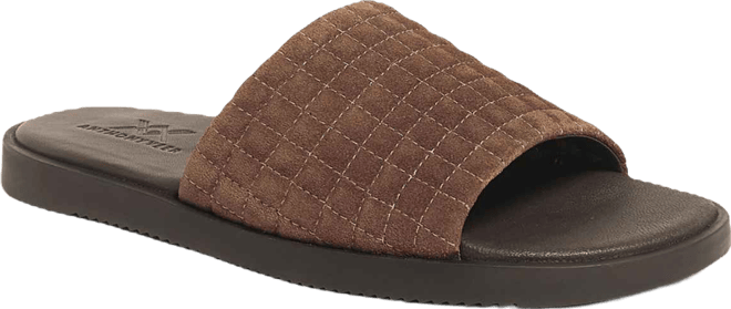 Men's Miami Suede Comfort Slip On Slides