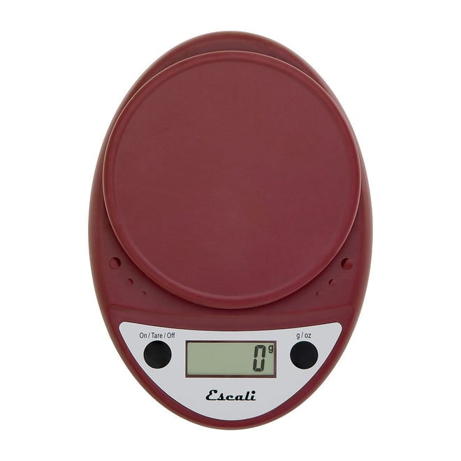 Escali P115WR Primo Digital Scale, Warm Red