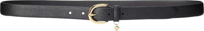 Women's Charm Crosshatch Leather Belt