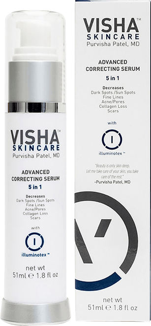 Visha Skincare Advanced Correcting Serum With Illuminotex