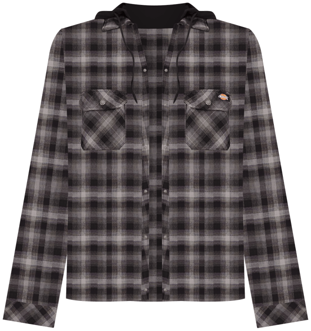 Big and tall hooded flannel outlet jacket