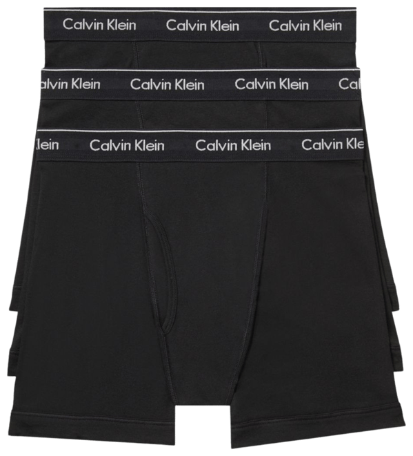 Calvin Klein Cotton Boxer Briefs, Pack of 3