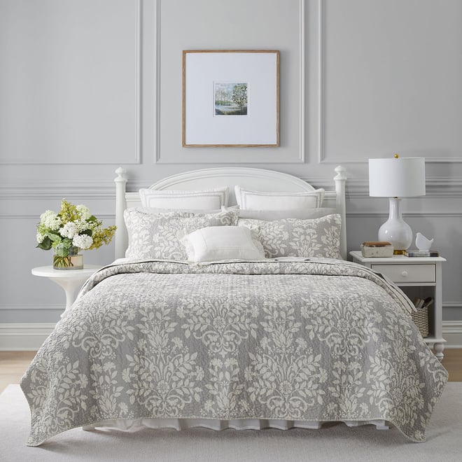 Laura Ashley Rowland Floral Reversible Quilt Set - JCPenney