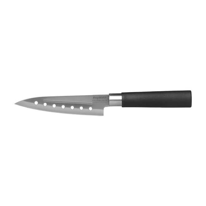 BergHOFF Straight 5 Piece Santoku Knife Set with Sharpener, Grey