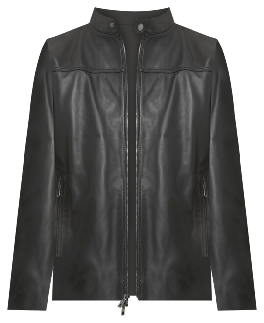 Michael Kors Leather Racer Jacket | Bloomingdale's