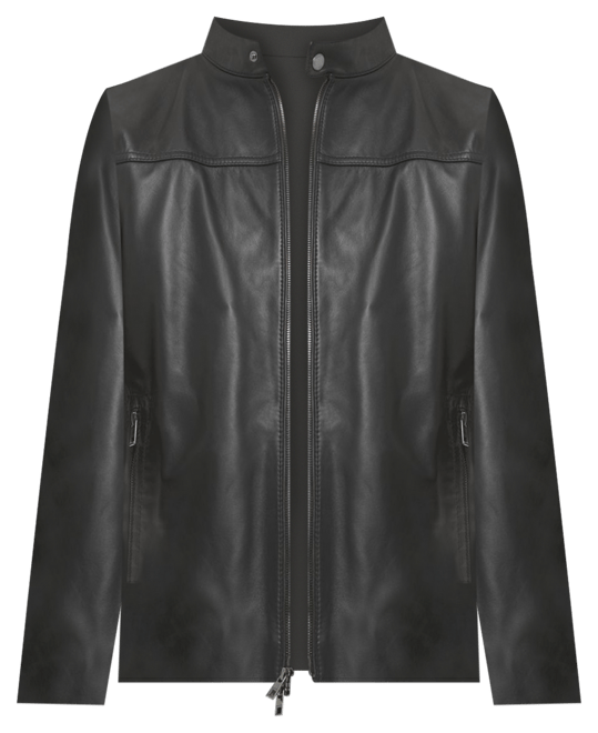 Michael Kors Leather Racer Jacket | Bloomingdale's