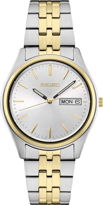 Men's Essentials Two-Tone Stainless Steel Bracelet Watch 37mm