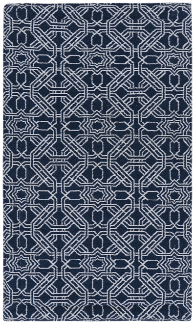 RugSmith Blue Medallion Anti-Fatigue Kitchen Mat, 20 x 36