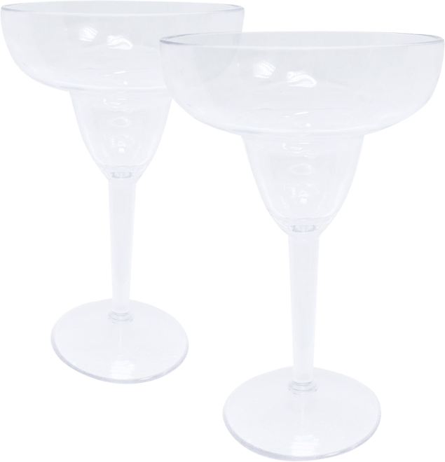 Alfresco Textured Acrylic Stemless Wine Glass Set of 4 by World Market
