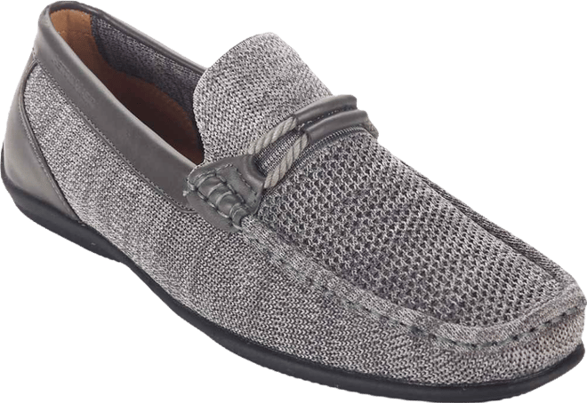 Men's Knit Lace-Strap Driving Loafer