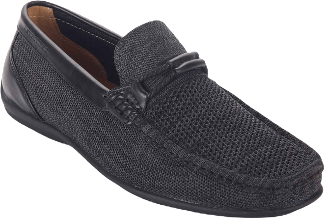 Men's Knit Lace-Strap Driving Loafer
