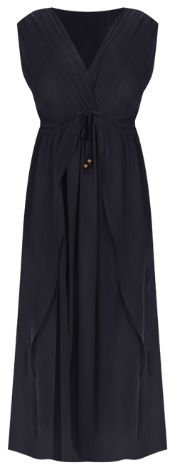 Front-Slit Cover-Up Dress