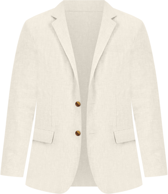 Maison Milano 100% Linen Club Blazer - Navy