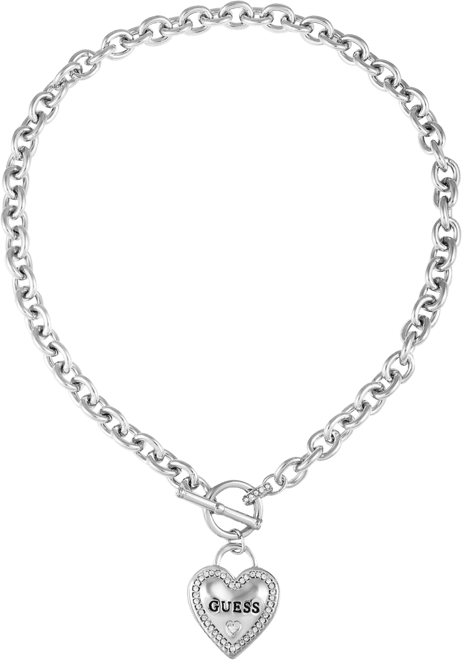 My Sparkly Valentine Logo Heart Pendant 17" Toggle Necklace