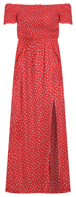 Women's Smocked Bodice Maxi Dress