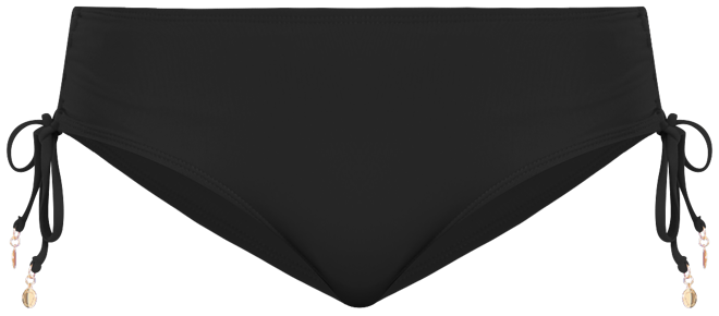 Ruched-Side Bikini Bottoms