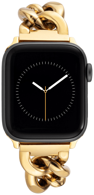 Women's Rose Gold-Tone Alloy Metal Chain Link Bracelet designed for Apple Watch 42mm (Series 1-3 only) & 44/45/46/49mm (Ultra & Ultra 2) -