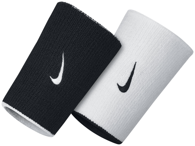Nike Dri-FIT Double-Wide Reversible Wristbands (2-Pack)
