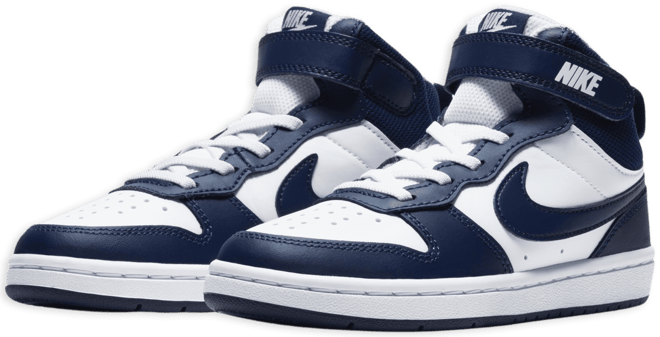 Nike Court Borough Mid 2 Tenis para niños de preescolar