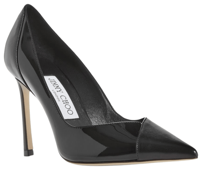 Jimmy Choo Cass leather pumps - Black