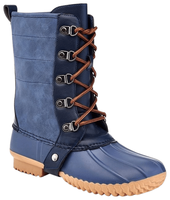 Blue suede clearance duck boots