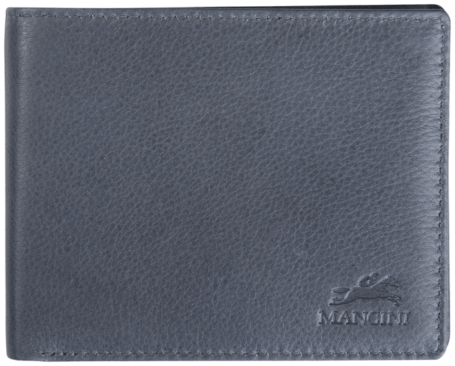 Men's Bellagio Collection Center Wing Bifold Wallet with Coin Pocket