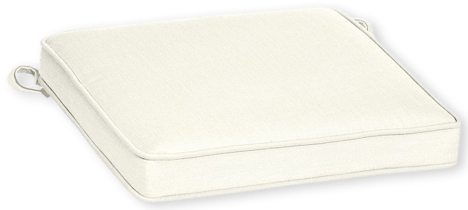 Arden Selections Oasis 19 x 19 in. Outdoor Seat Cushion - Cloud White