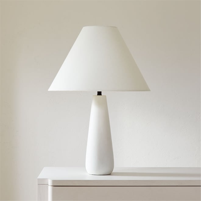 Polar White Cement Table Lamp by Kara Mann + Reviews