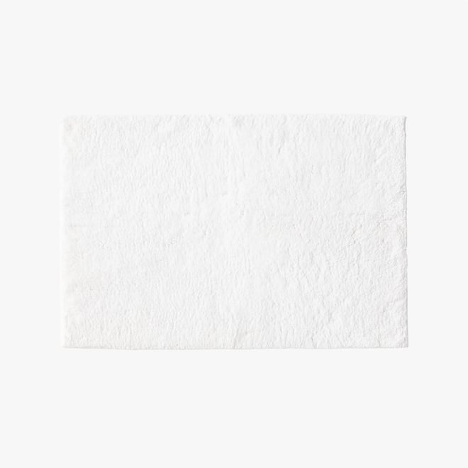 Brooks Ribbed Organic Cotton White Washcloth + Reviews