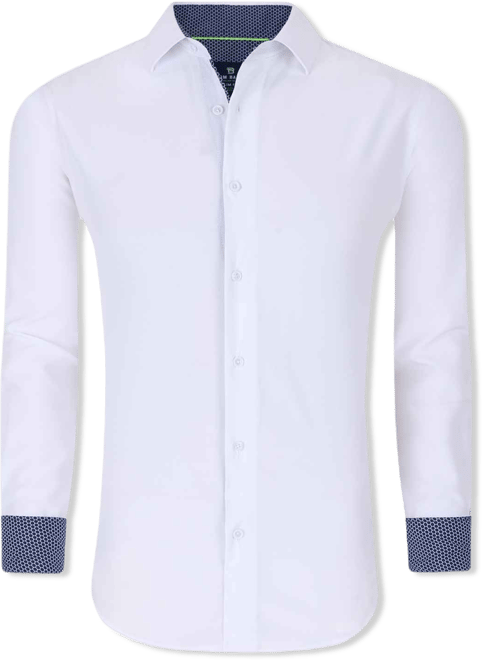 Men's Slim Fit Performance Solid Button Down Shirt