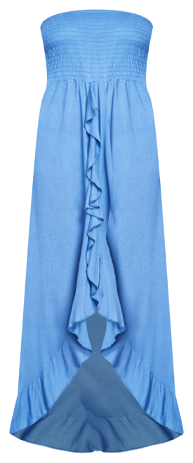 Raviya Women's Strapless High-Low Dress Cover-Up - Macy's